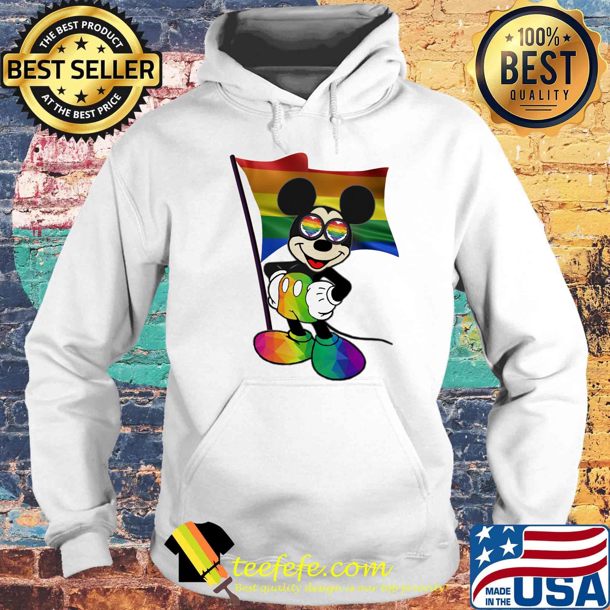 Official Mickey mouse LGBT flag s Hoodie Official Mickey mouse LGBT flag s Hoodie
