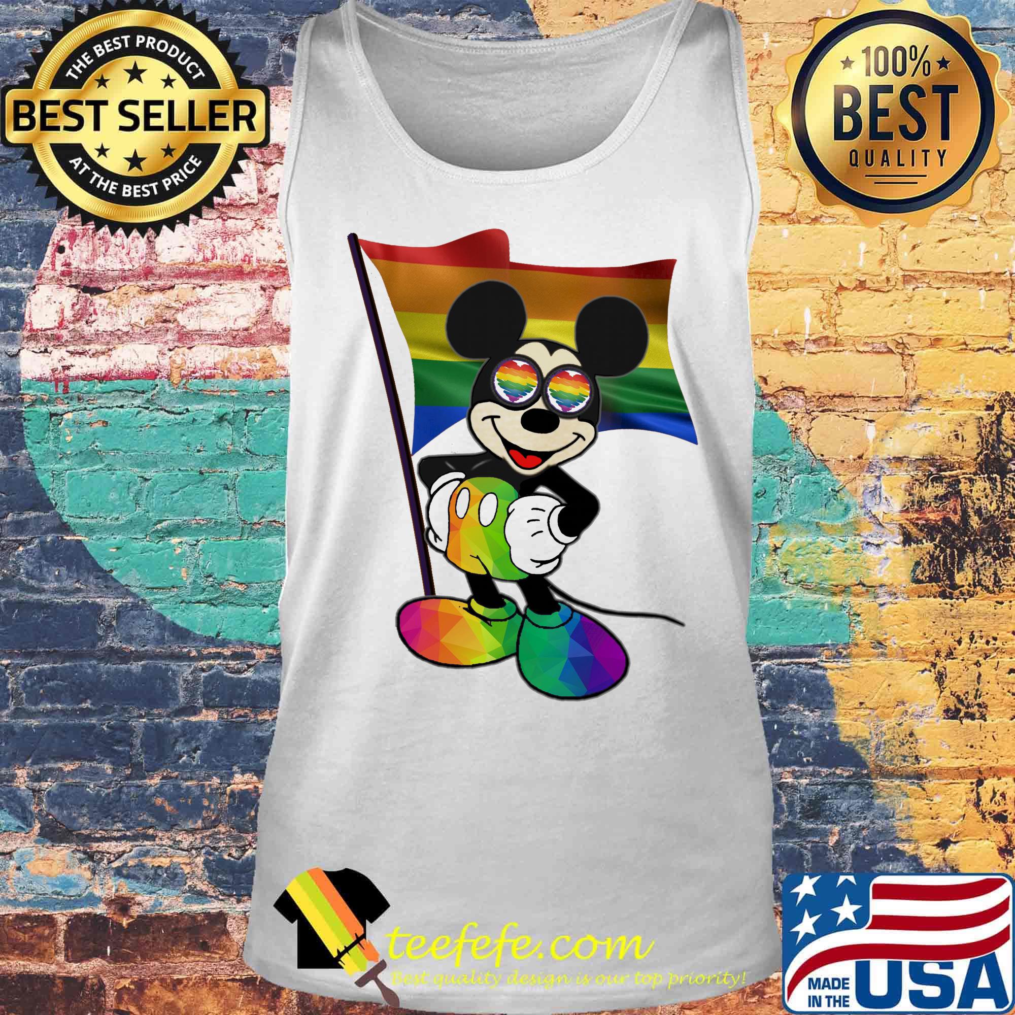 Official Mickey mouse LGBT flag s Tank top Official Mickey mouse LGBT flag s Tank top