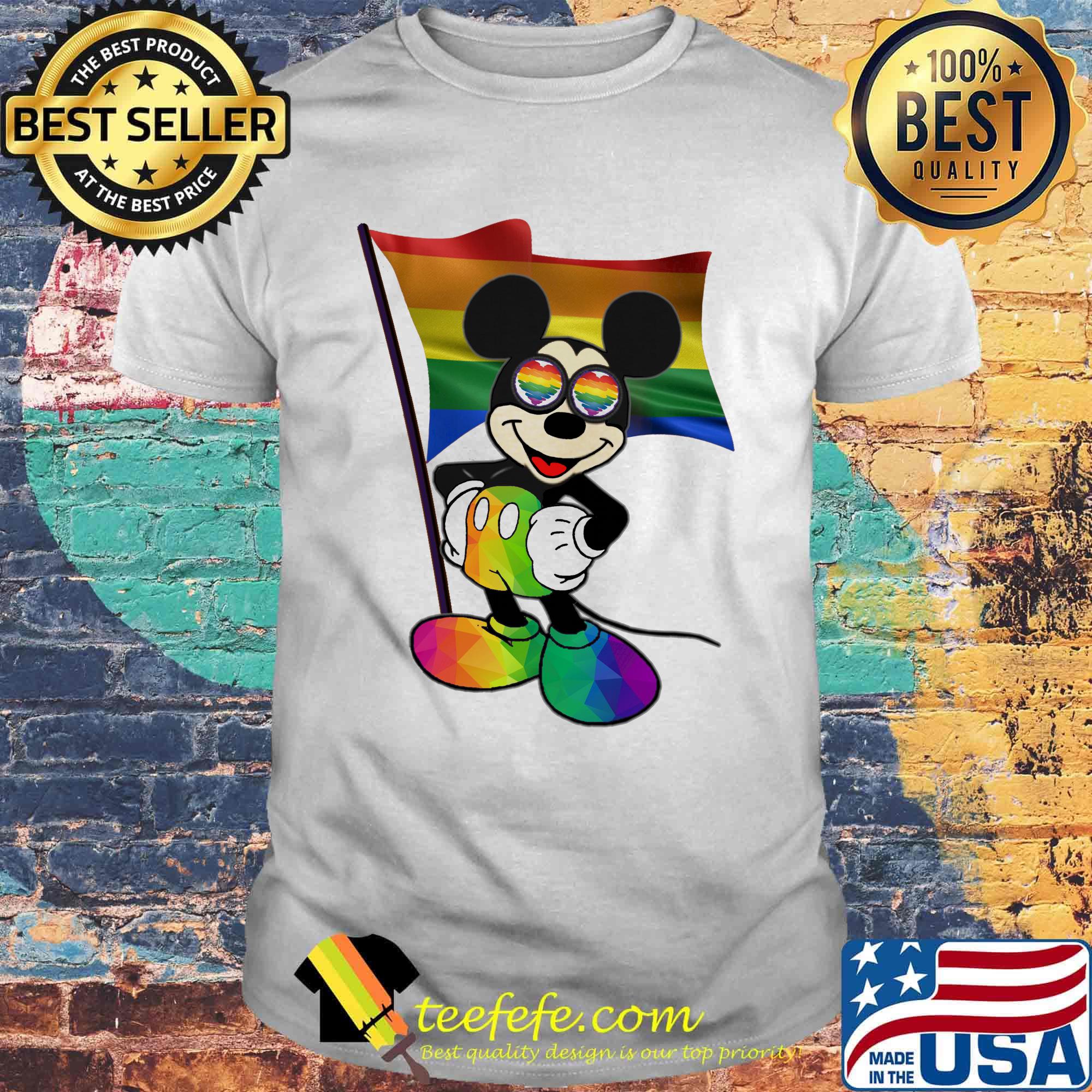 Official Mickey mouse LGBT flag shirt Official Mickey mouse LGBT flag shirt