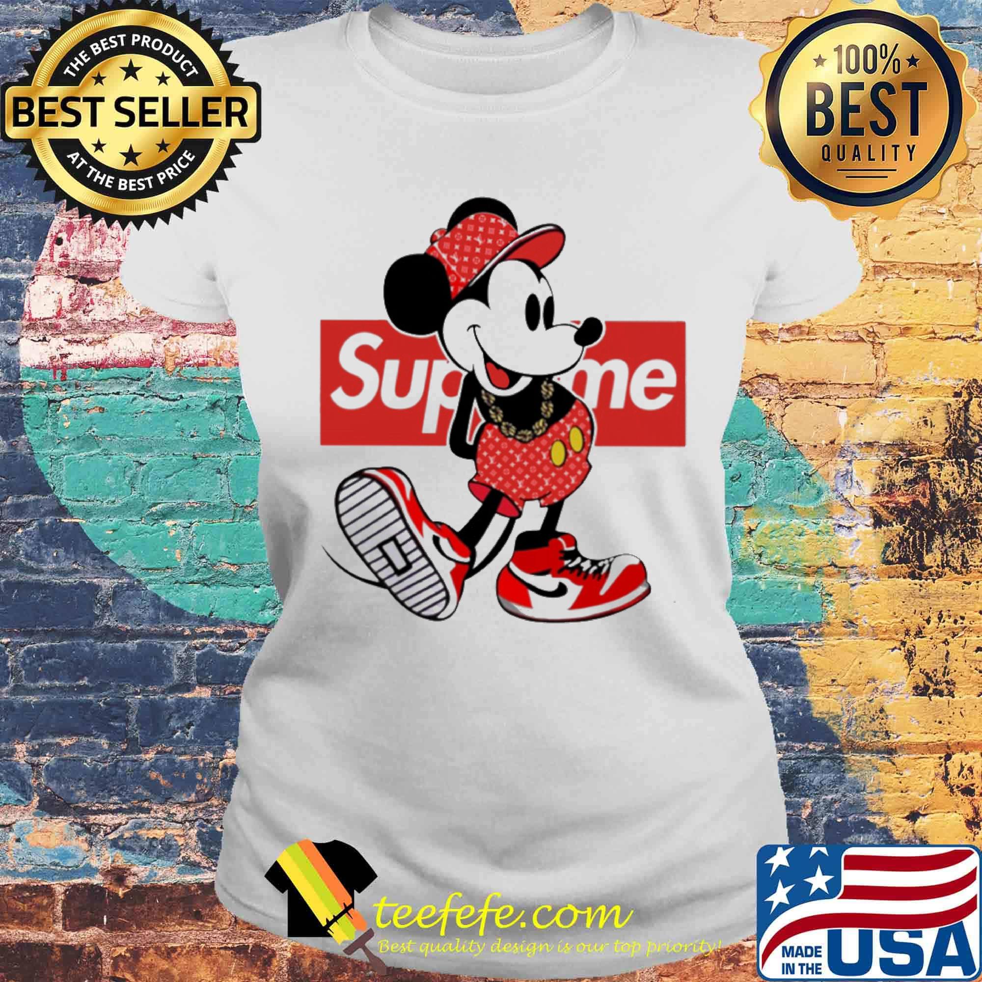 Official Mickey mouse Superme s Laides tee Official Mickey mouse Superme s Laides tee