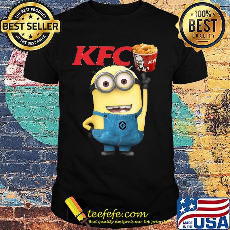 Official minions kfc logo shirt