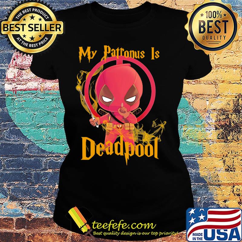 Official My patronus is Deadpool s Ladies tee Official My patronus is Deadpool s Ladies tee