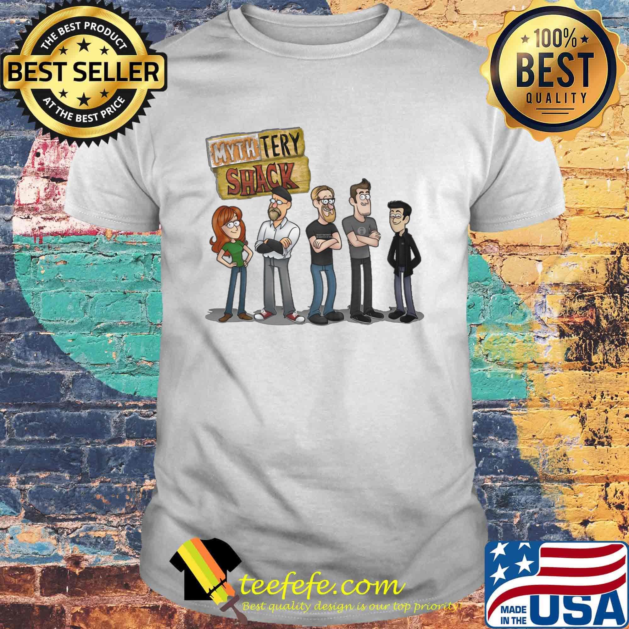 Official mythbusters characters cartoon shirt