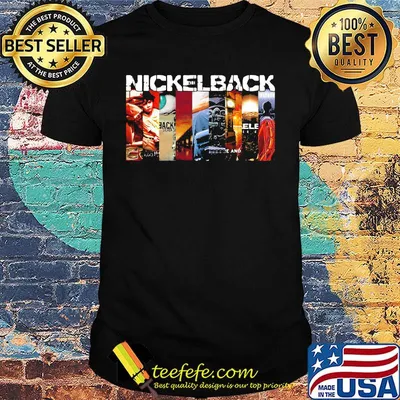 Official nickelback band poster shirt