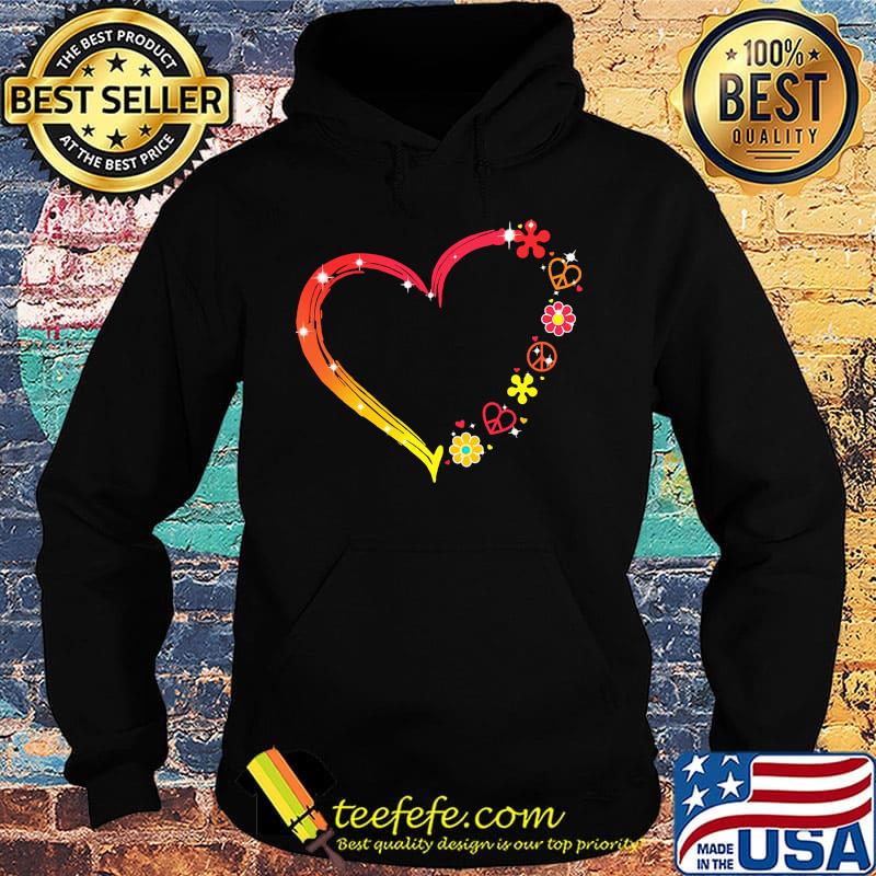 Official peace heart flowers s Hoodie Official peace heart flowers s Hoodie
