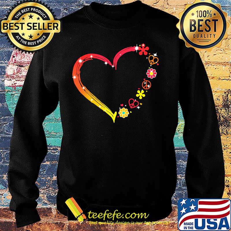 Official peace heart flowers s Sweater Official peace heart flowers s Sweater