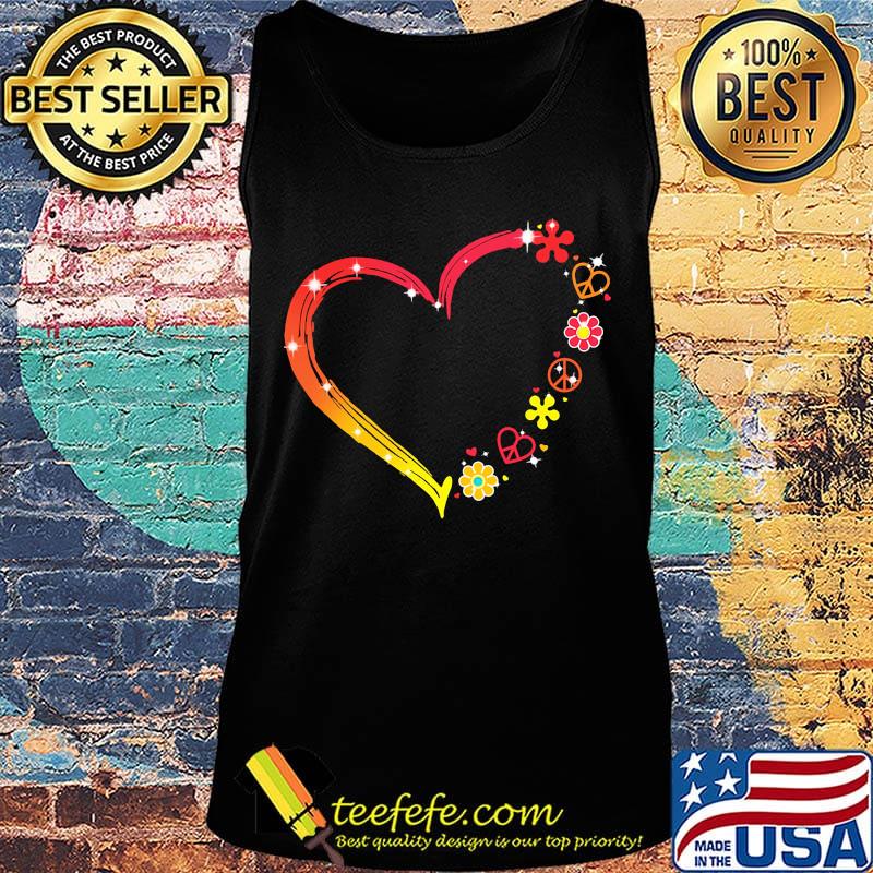 Official peace heart flowers s Tank top Official peace heart flowers s Tank top