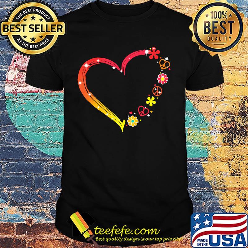 Official peace heart flowers shirt Official peace heart flowers shirt