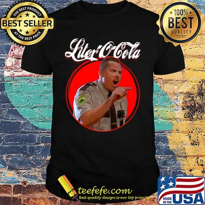 Official police liter-o-cola shirt