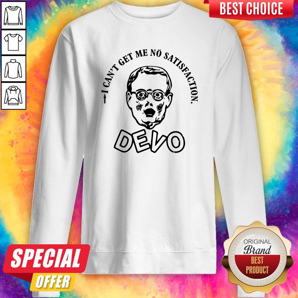 Official Pretty I Can Get Me No Satisfaction Devo Shirt