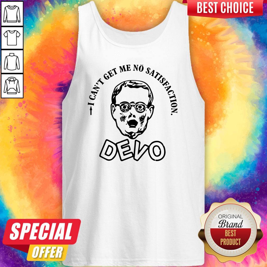 Official Pretty I Can Get Me No Satisfaction Devo Shirt