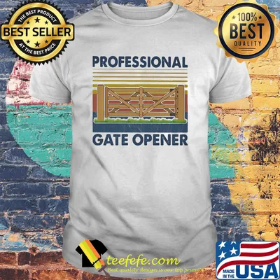 Official Professional Gate Opener Vintage Retro Shirt