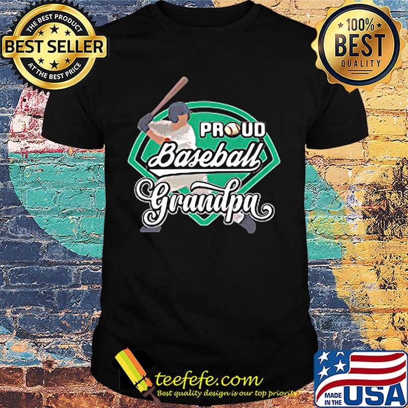 Official proud baseball grandpa shirt