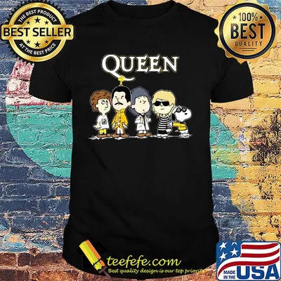 Official Queen Band Snoopy shirt