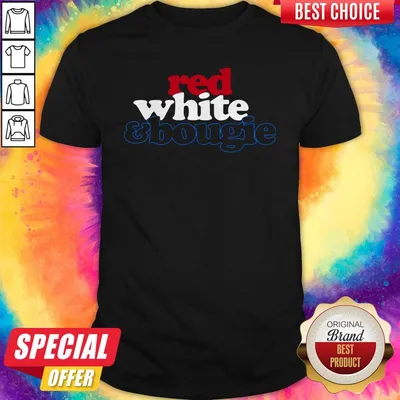 Official Red White Bougie Independence Day Shirt