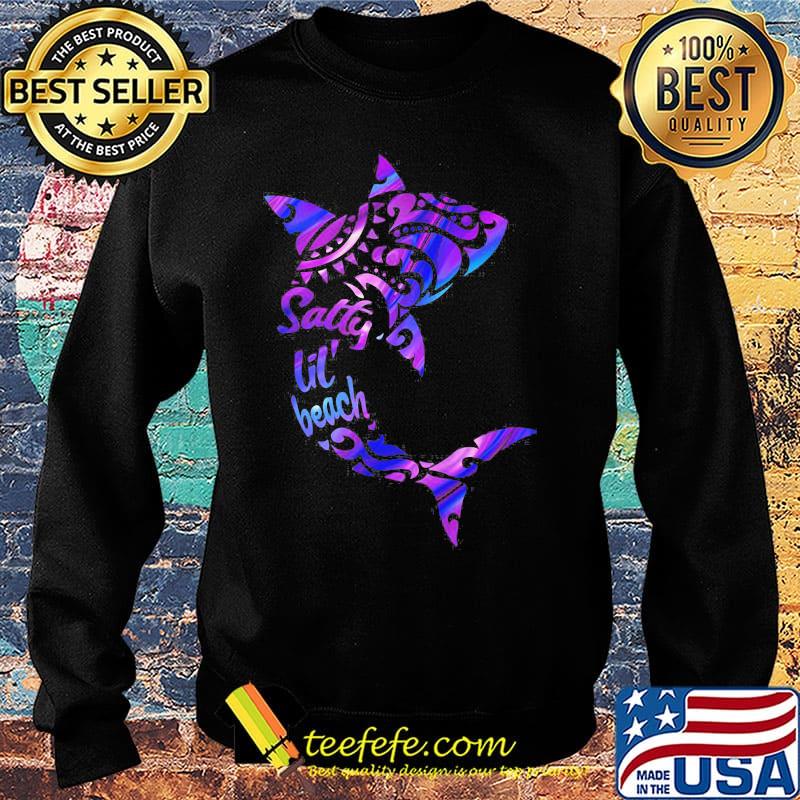 Official Salty Lil' Beach Shark Shirt Sweater Official Salty Lil' Beach Shark Shirt Sweater