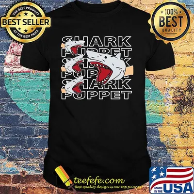 Official sharks puppet shirt