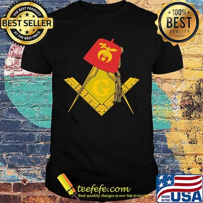 Official shriners masons logo shirt