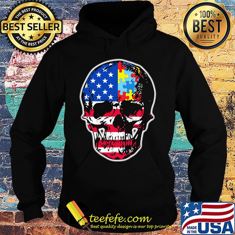 Official Skull America Puzzle s Hoodie Official Skull America Puzzle s Hoodie