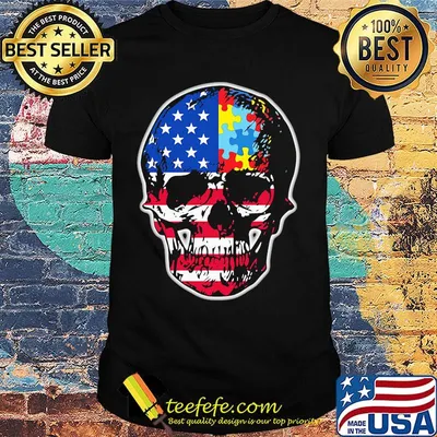 Official Skull America Puzzle shirt