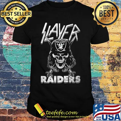 Official skull slayer raiders shirt