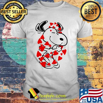 Official snoopy dance hearts shirt