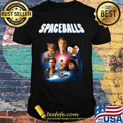 Official spaceballs retro 80's shirt