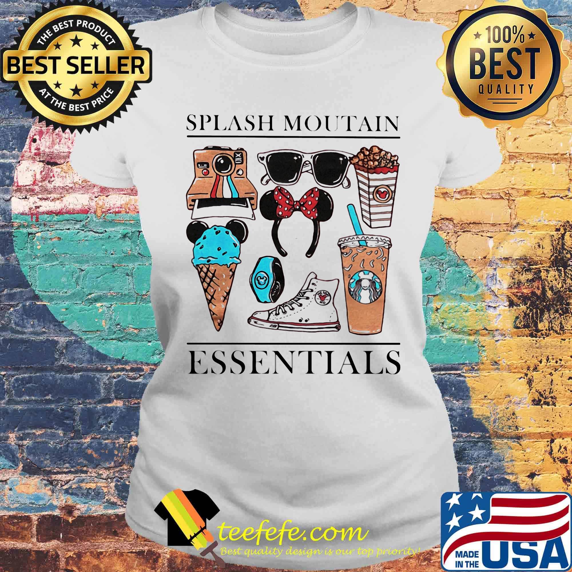 Official splash mountain essentials s Laides tee Official splash mountain essentials s Laides tee