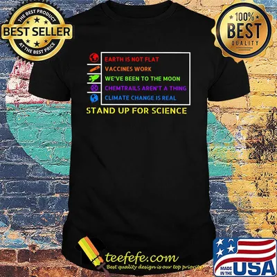 Official Stand up for science shirt