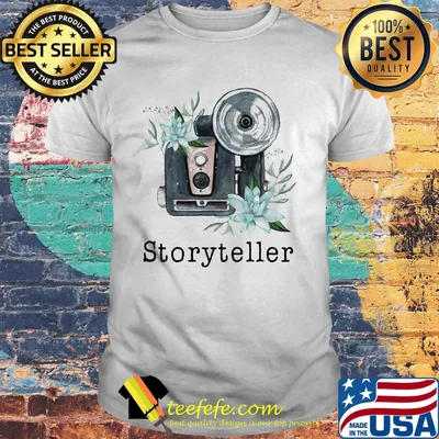 Official Storyteller Floral Camera Shirt