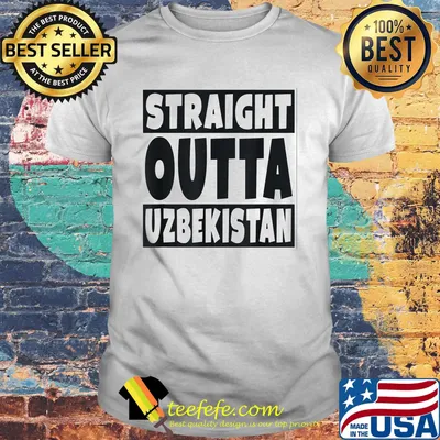 Official straight outta uzbekistan shirt