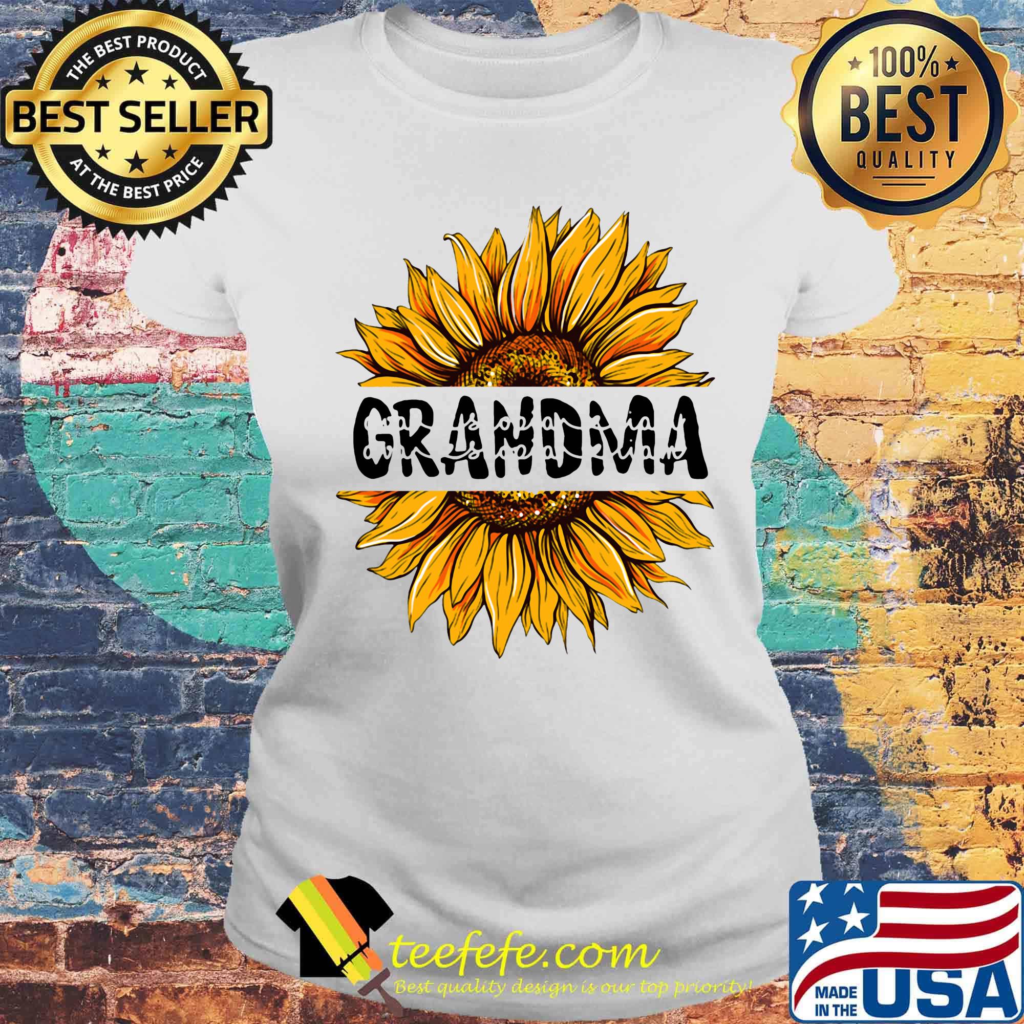 Official sunflower grandma s Laides tee Official sunflower grandma s Laides tee