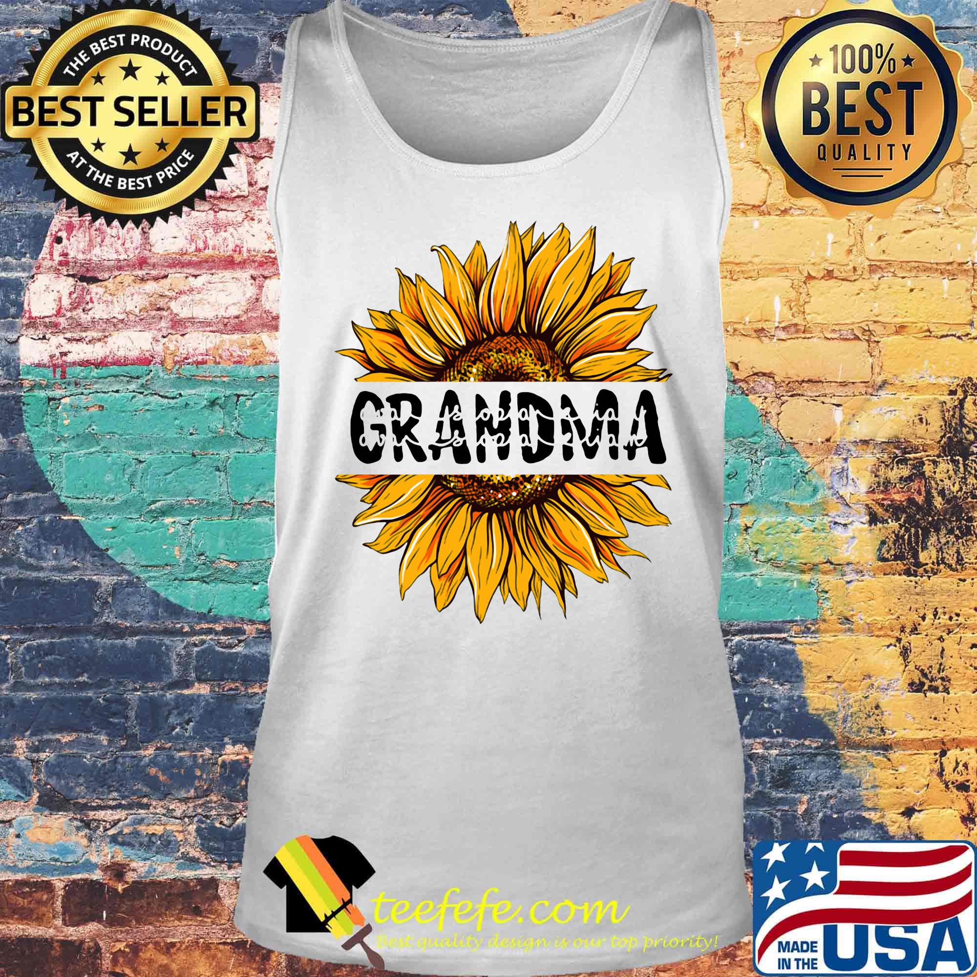 Official sunflower grandma s Tank top Official sunflower grandma s Tank top