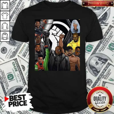 Official Superheroes No Justice No Peace Black Lives Matter Shirt