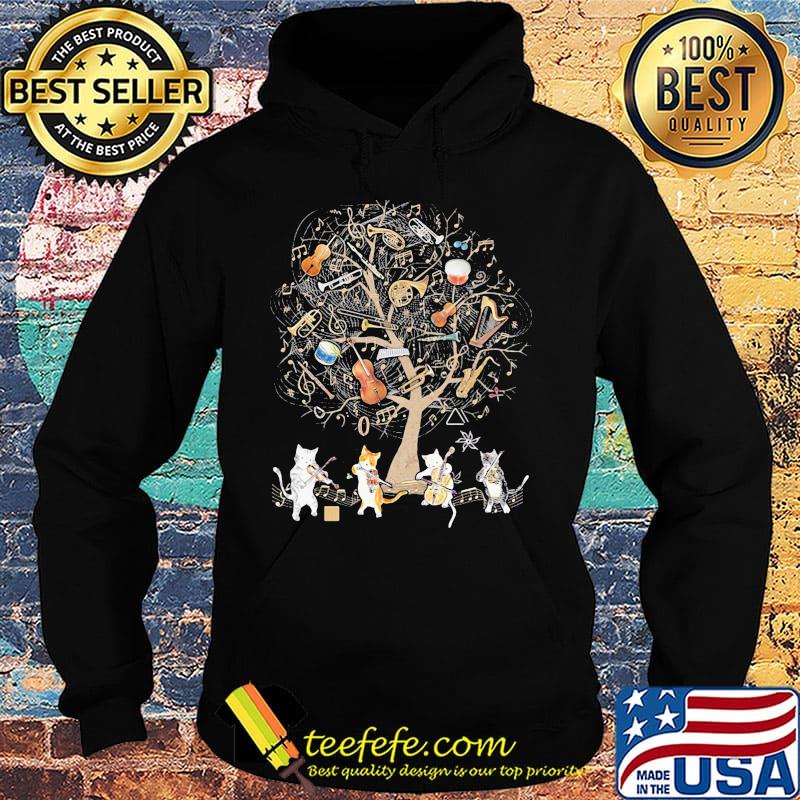 Official The Cats Are Playing Music Shirt Hoodie Official The Cats Are Playing Music Shirt Hoodie