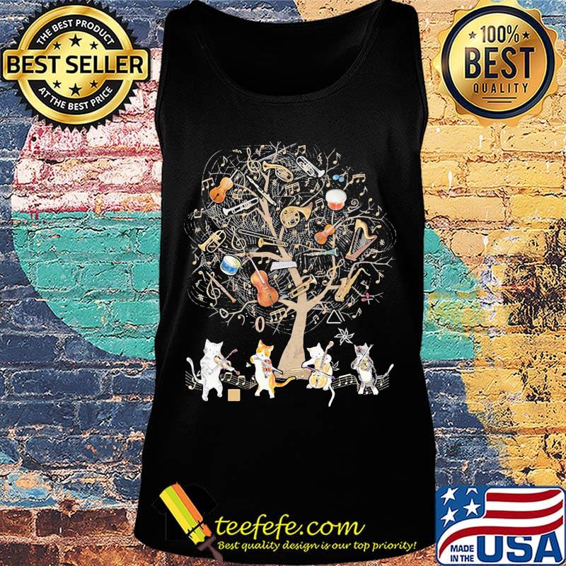 Official The Cats Are Playing Music Shirt Tank top Official The Cats Are Playing Music Shirt Tank top