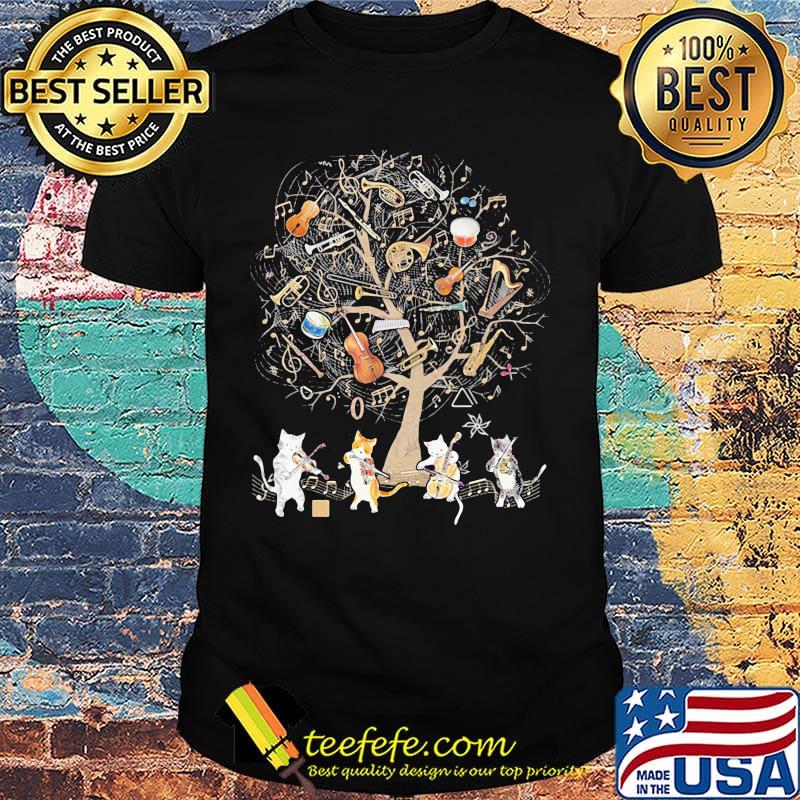 Official The Cats Are Playing Music Shirt Official The Cats Are Playing Music Shirt