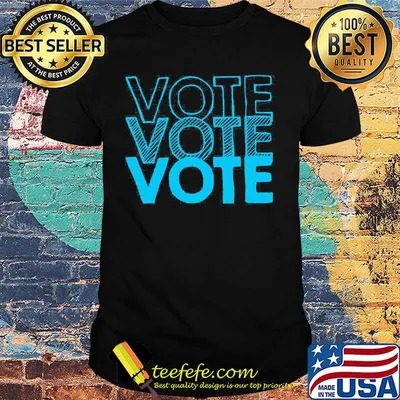 Official vote blue 2020 shirt