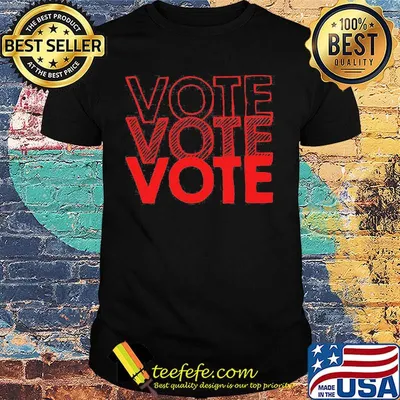 Official vote red 2020 shirt