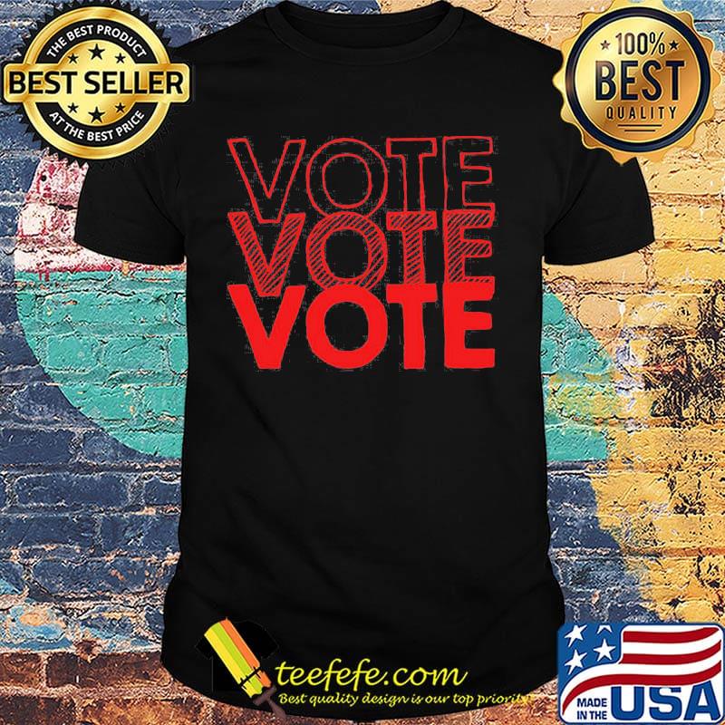 Official vote red 2020 shirt