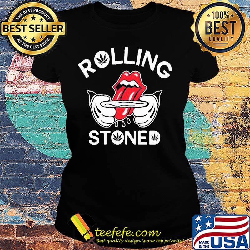 Official weed rolling stoned s Ladies tee Official weed rolling stoned s Ladies tee