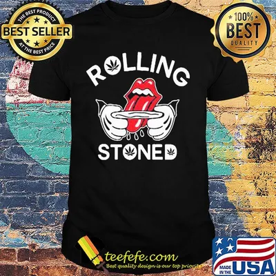 Official weed rolling stoned shirt