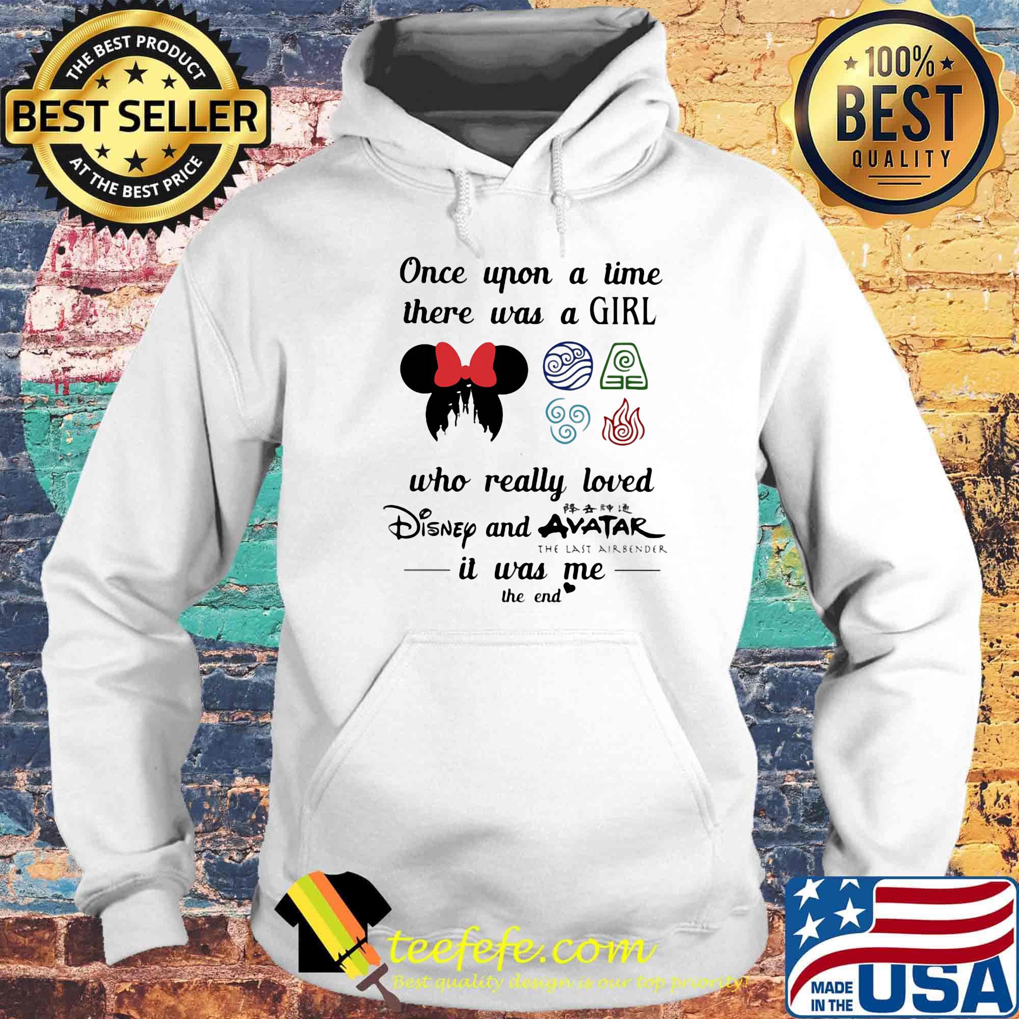 Once upon a time there was a girl who really loved disney and avater it was me the end heart s Hoodie Once upon a time there was a girl who really loved disney and avater it was me the end heart s Hoodie