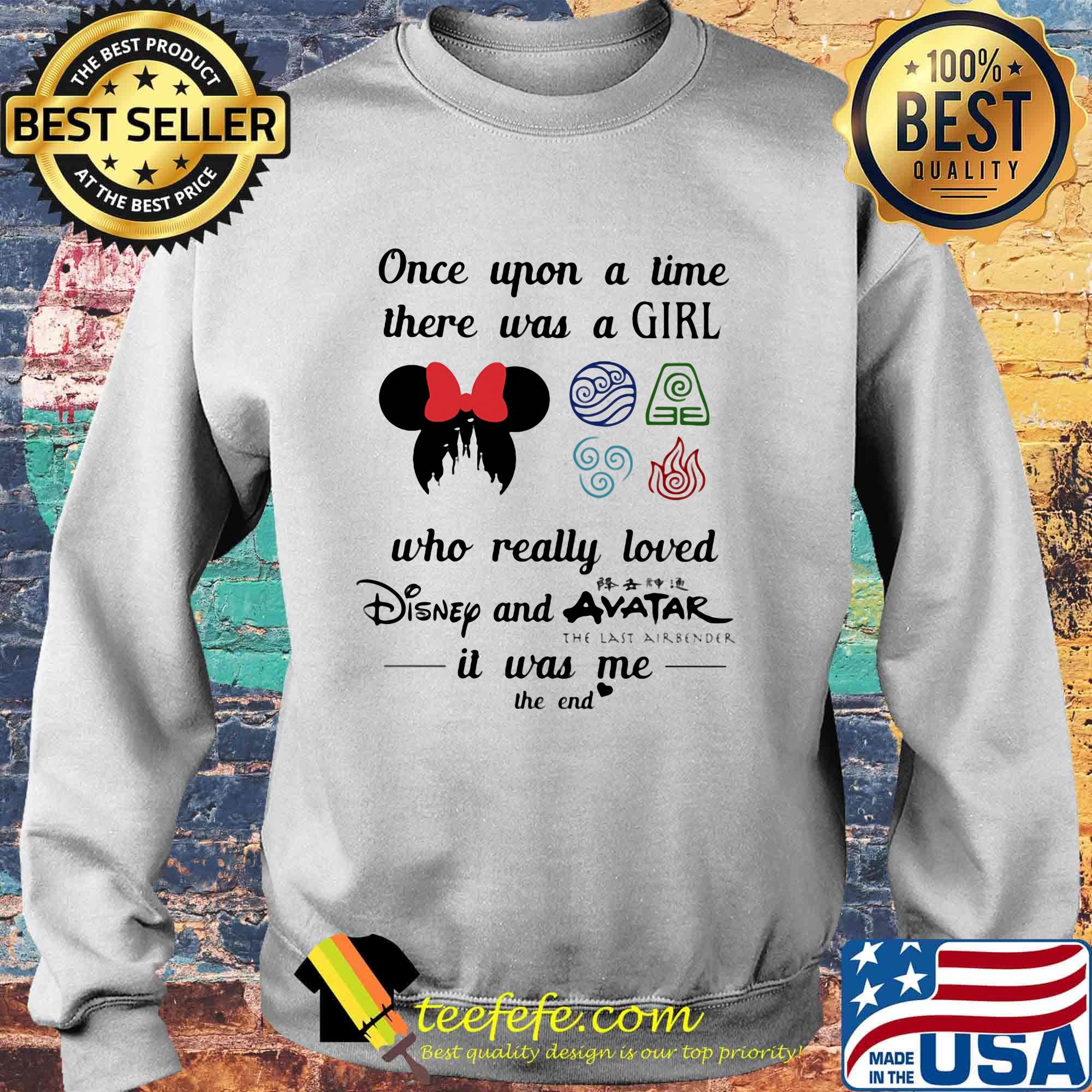 Once upon a time there was a girl who really loved disney and avater it was me the end heart s Sweater Once upon a time there was a girl who really loved disney and avater it was me the end heart s Sweater