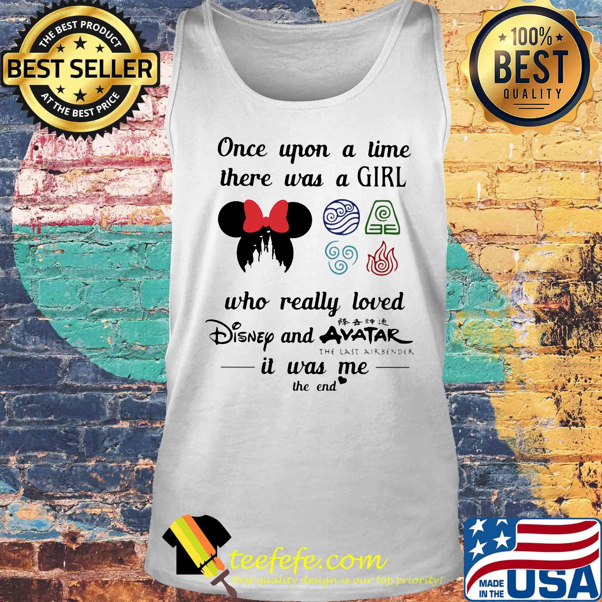Once upon a time there was a girl who really loved disney and avater it was me the end heart s Tank top Once upon a time there was a girl who really loved disney and avater it was me the end heart s Tank top