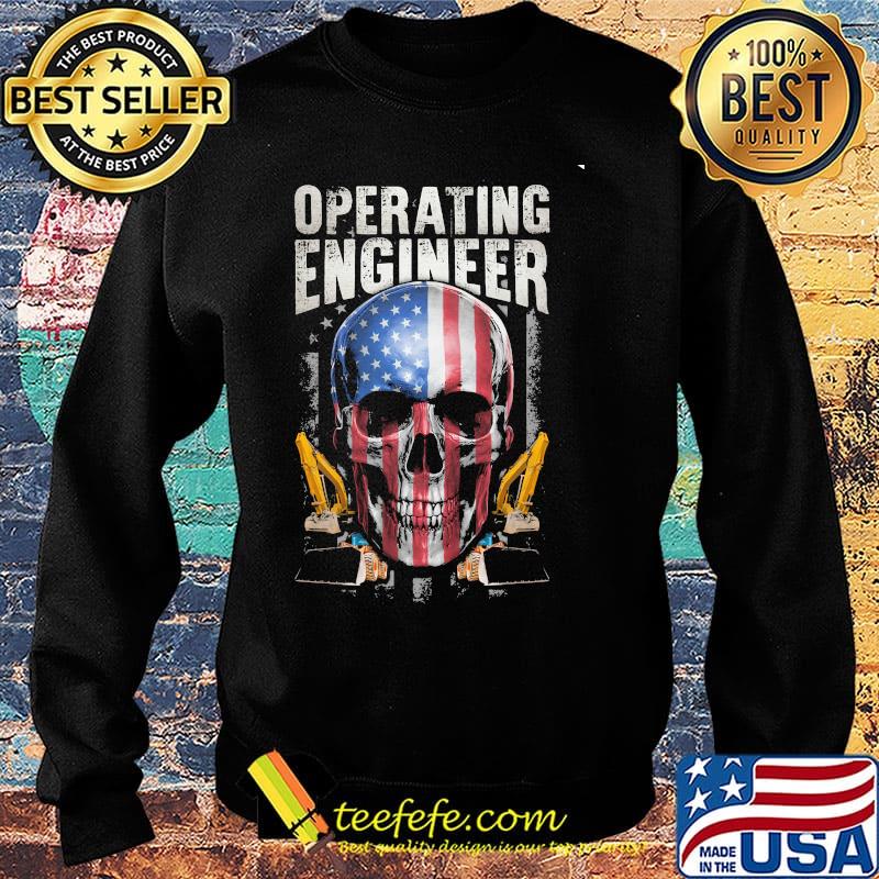 Operating Engineer Skull American Car Draw Shirt Sweater Operating Engineer Skull American Car Draw Shirt Sweater