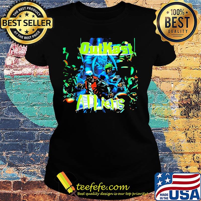 Outkast atliens album art s Ladies tee Outkast atliens album art s Ladies tee