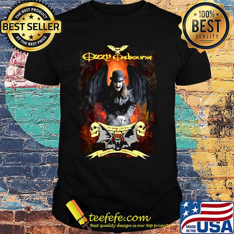 Ozzy osbourne no more tours 2019 bat shirt