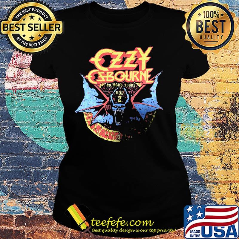 Ozzy osbourne no more tours vol 2 bat s Ladies tee Ozzy osbourne no more tours vol 2 bat s Ladies tee