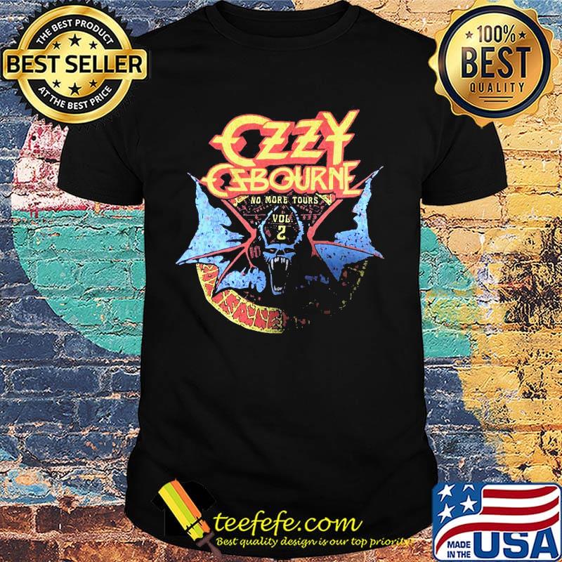 Ozzy osbourne no more tours vol 2 bat shirt